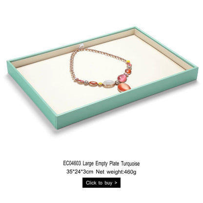 Light Luxury Jewelry, Tray Jewelry, Look, Pallet, Necklace, Ring, Earring, Bracelet, Display Plate, Counter Jewelry Display