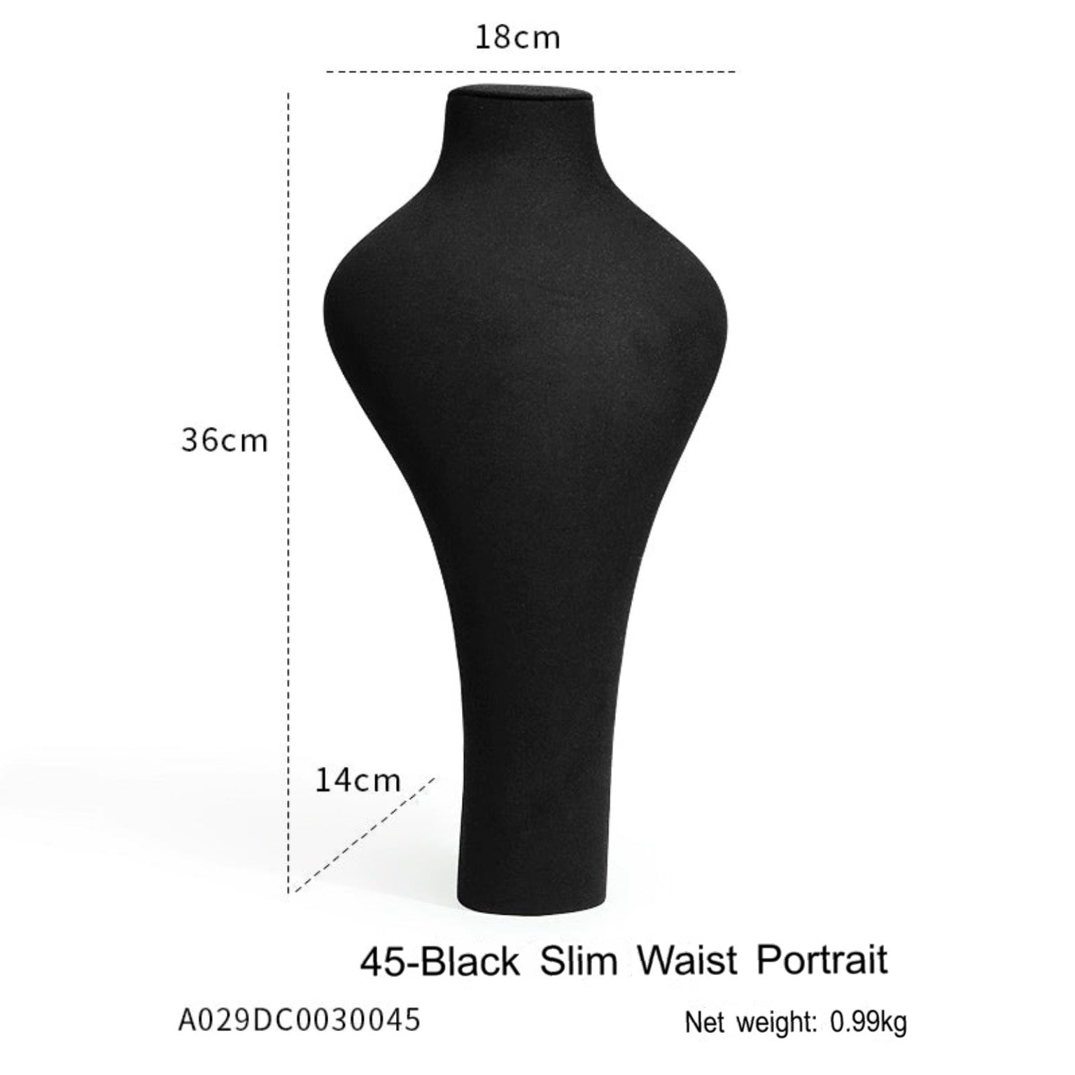 Black Premium jewellery window display props