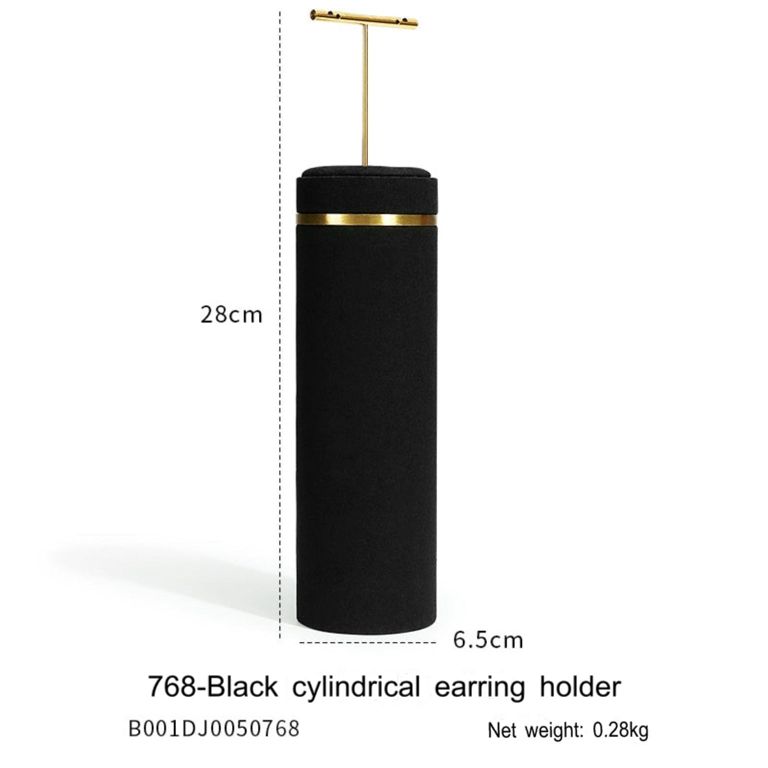 Black Premium jewellery window display props