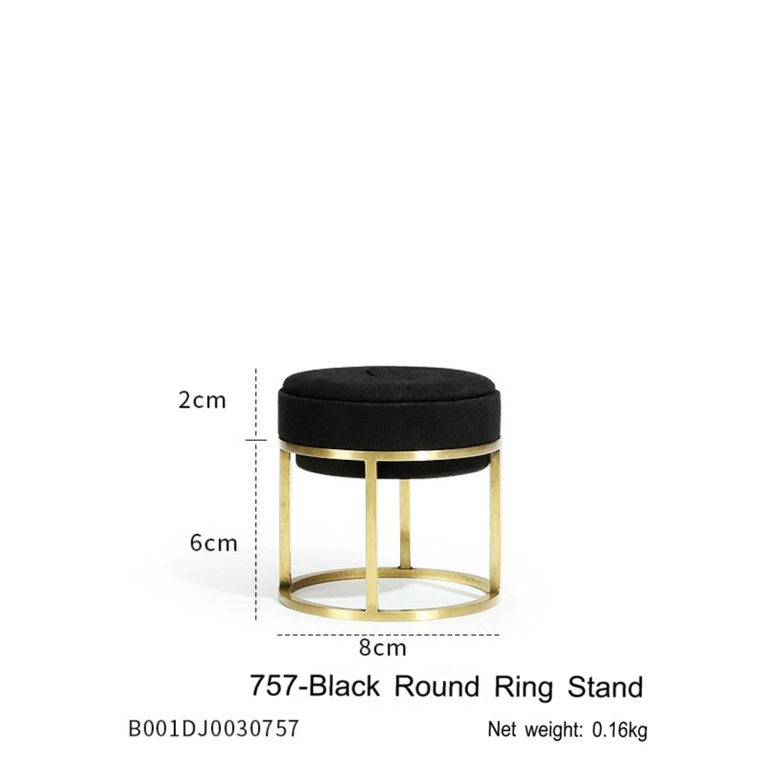 Black Premium jewellery window display props