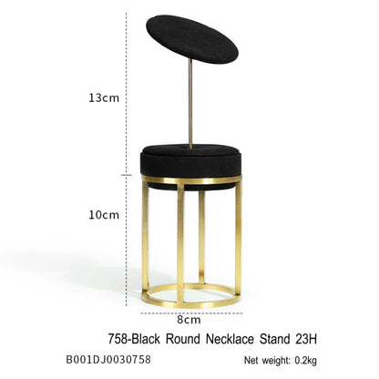 Black Premium jewellery window display props