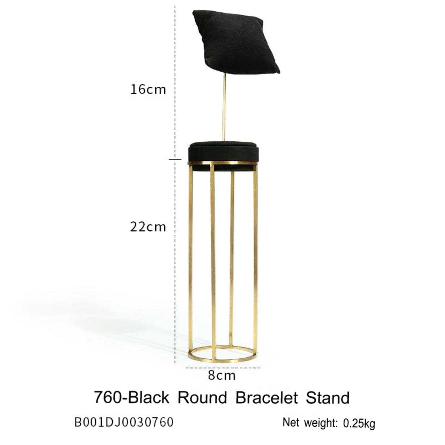 Black Premium jewellery window display props