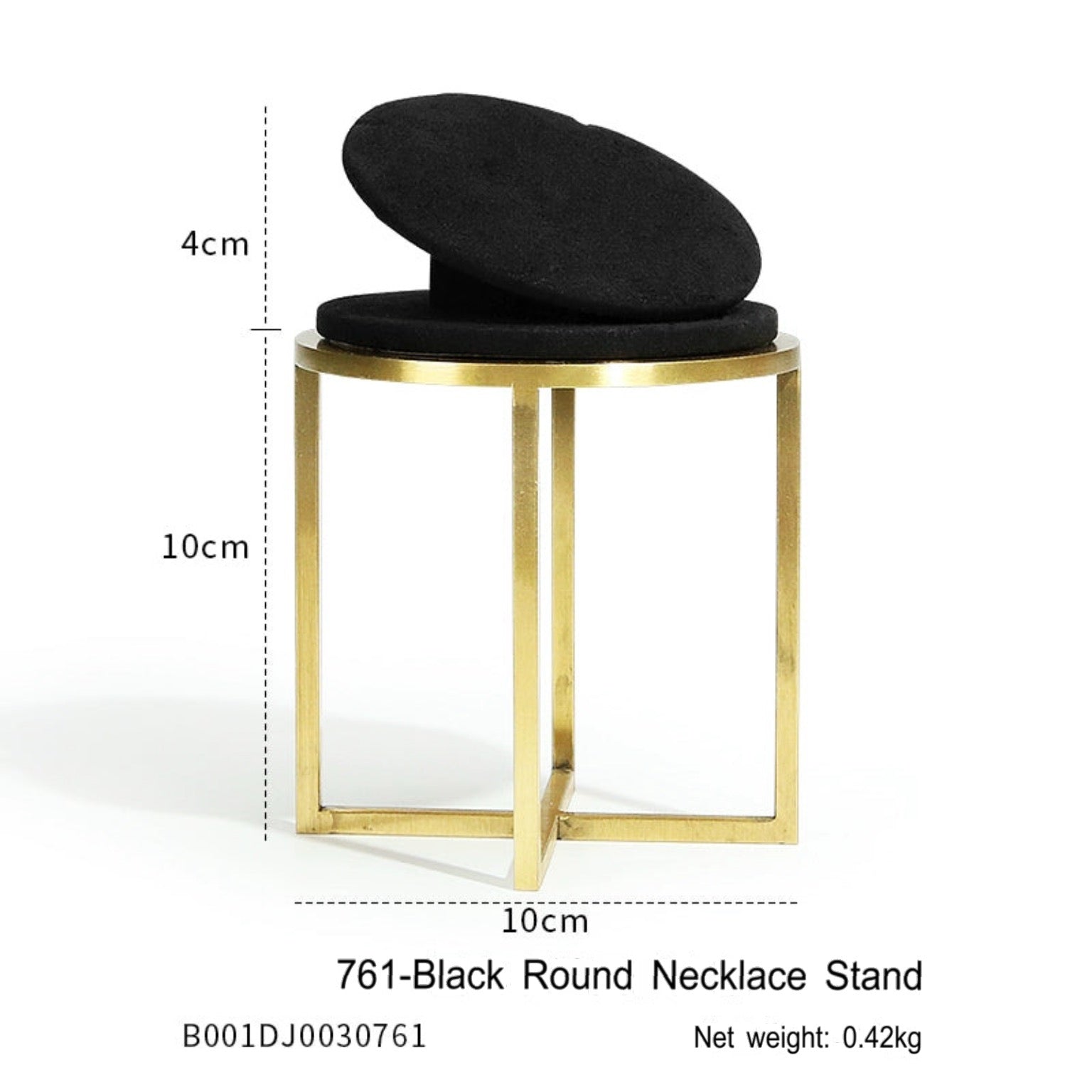 Black Premium jewellery window display props