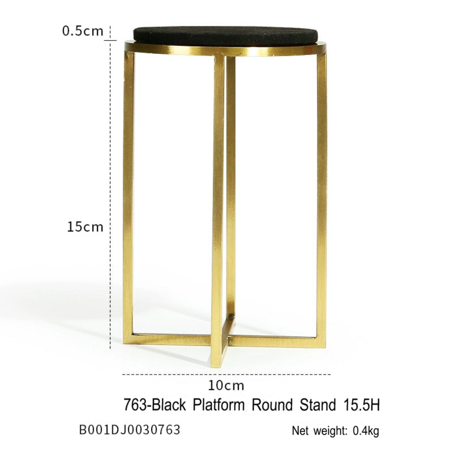 Black Premium jewellery window display props