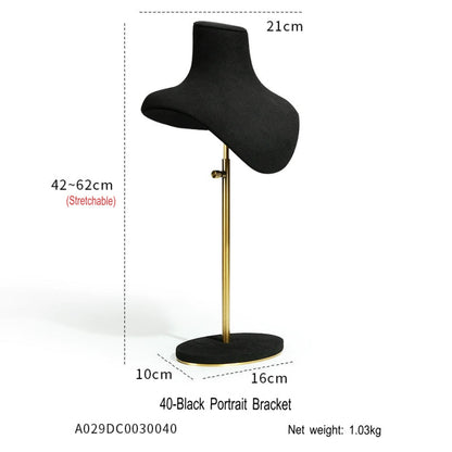 Black Premium jewellery window display props