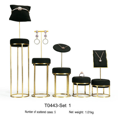 Black Premium jewellery window display props
