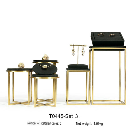 Black Premium jewellery window display props