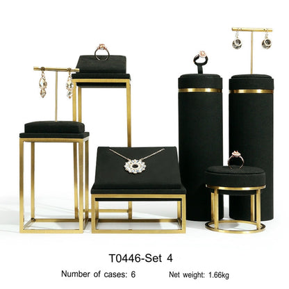 Black Premium jewellery window display props