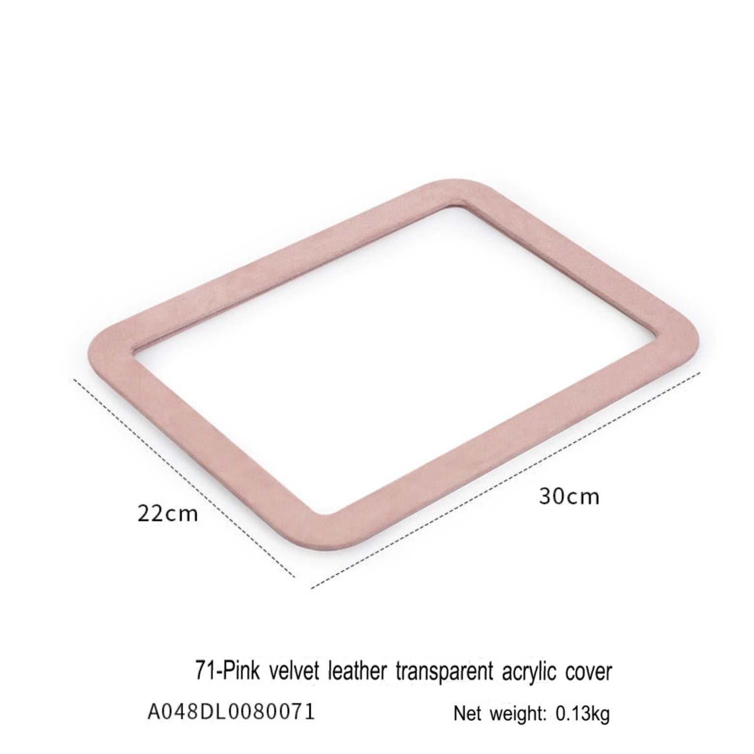 Velvet jewelry tray with lid dustproof jewelry storage box bracelet necklace bracelet ring stud jewelry display tray