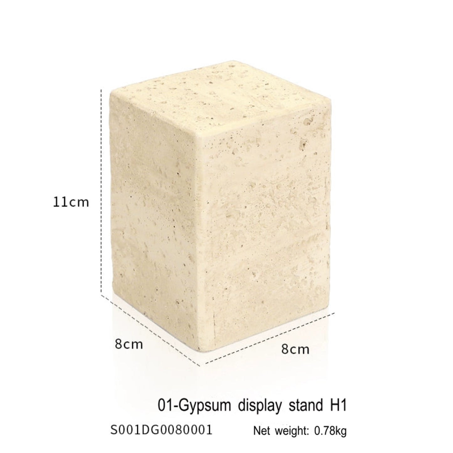 High-grade gypsum display rack, jewelry display props, jewelry display ornaments