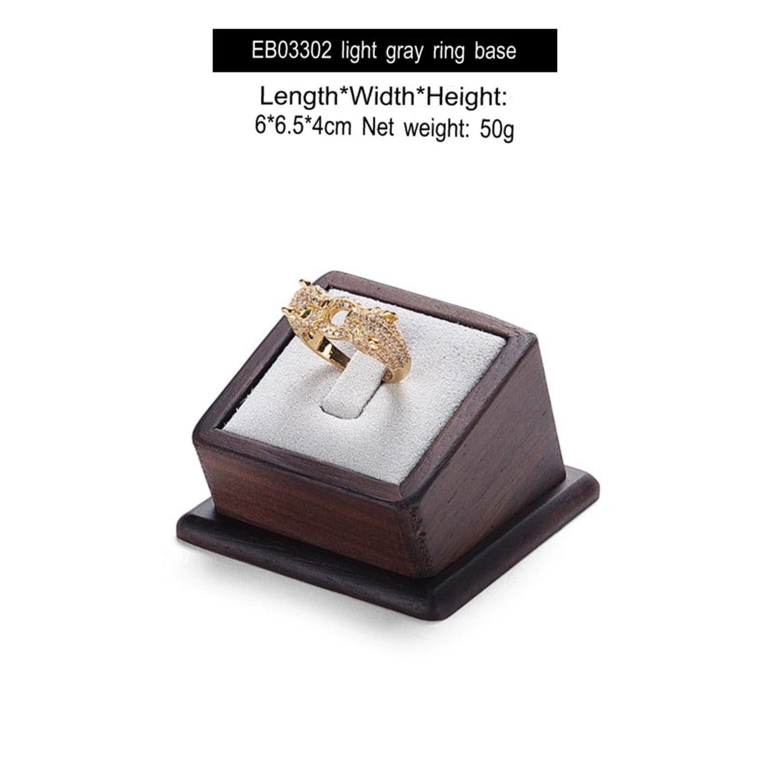 Solid Wood Jewelry Display Props, Ring Base, Jewelry Display Stand, Window Counter, Ring Display Stand