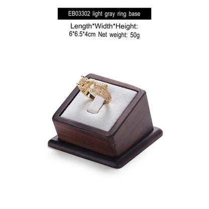 Solid Wood Jewelry Display Props, Ring Base, Jewelry Display Stand, Window Counter, Ring Display Stand