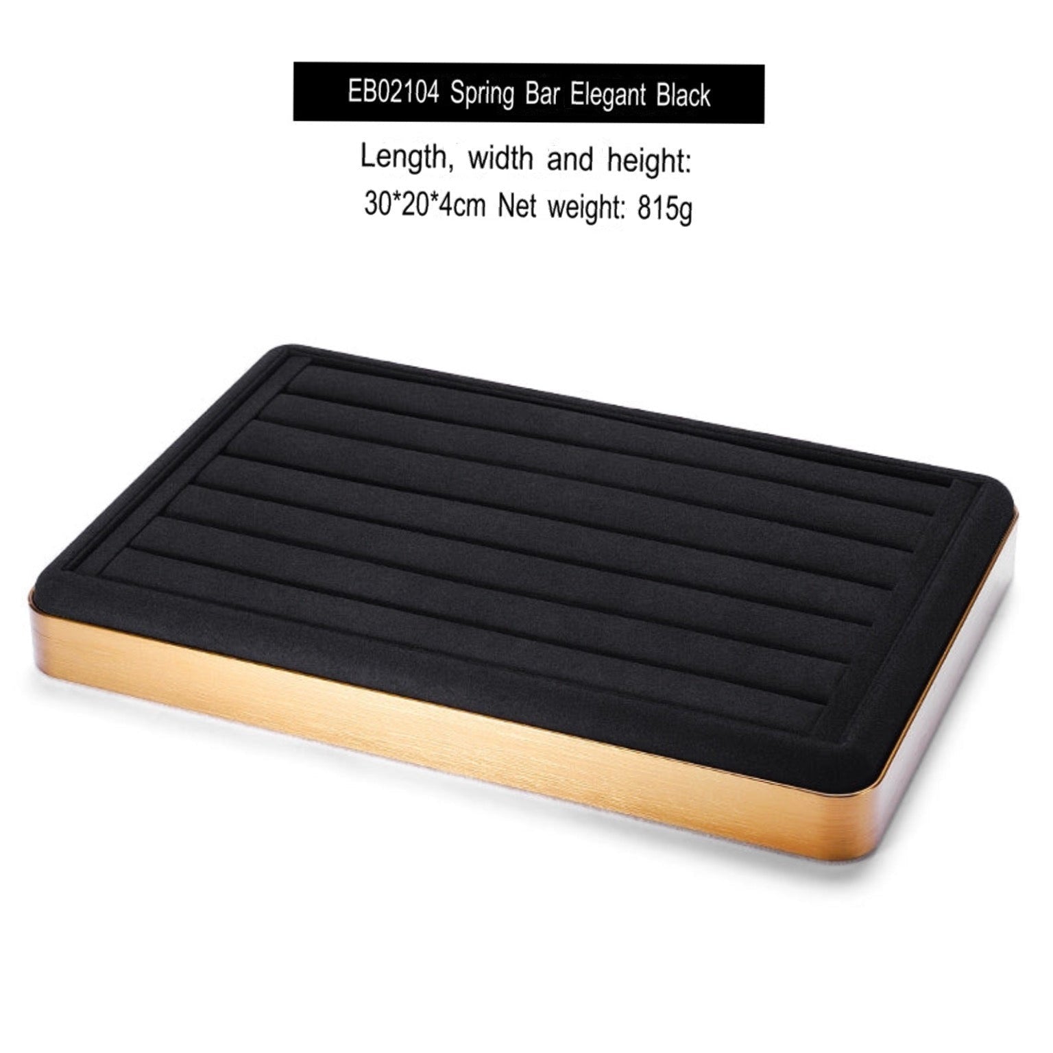 Light luxury jewelry tray jewelry display tray metal surround ring necklace bracelet storage tray store with viewing tray