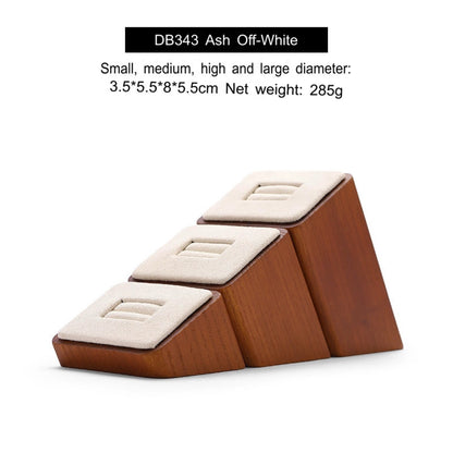 Ring Shelf Display Rack Solid Wood Jewelry Display Props Window Display Display