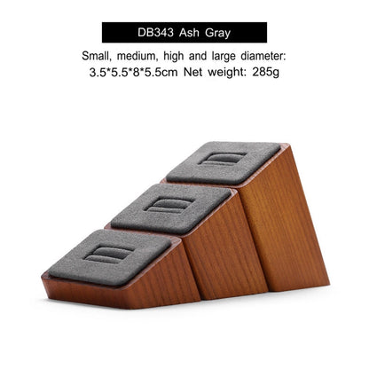 Ring Shelf Display Rack Solid Wood Jewelry Display Props Window Display Display