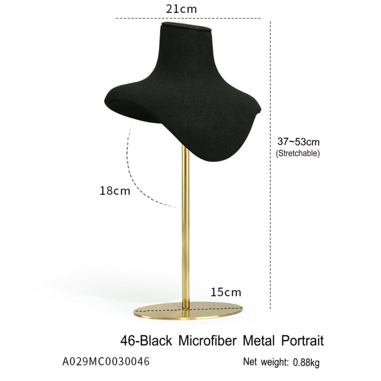 Black jewelry counter display props, necklaces, rings, earrings, studs, bracelets, jewelry display racks