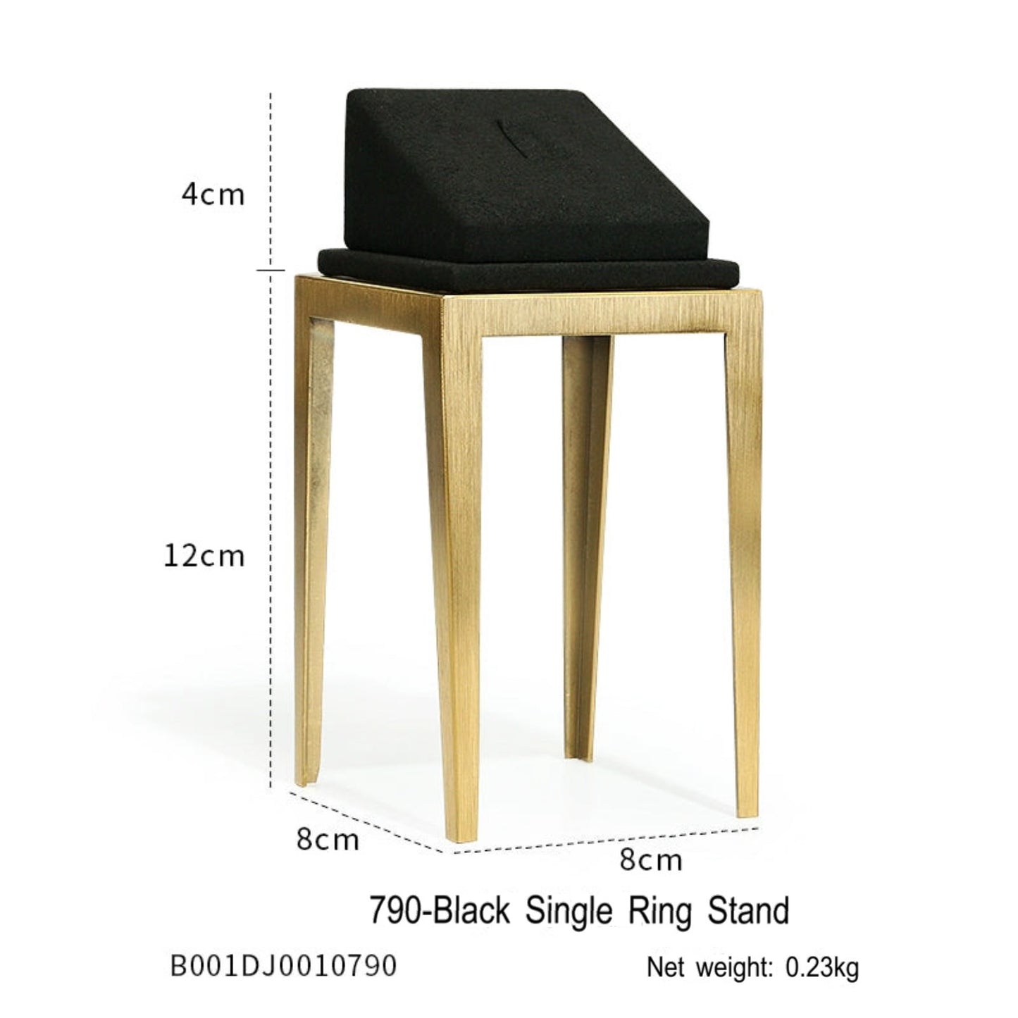 Black jewelry counter display props, necklaces, rings, earrings, studs, bracelets, jewelry display racks