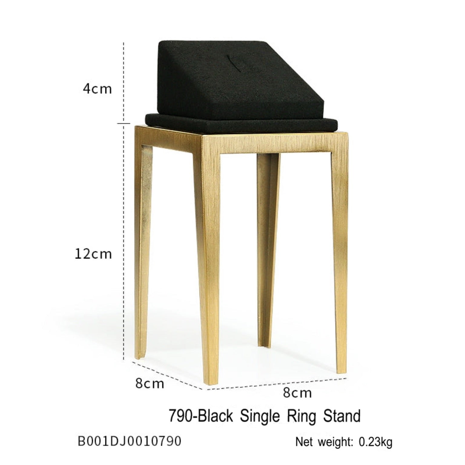 Black jewelry counter display props, necklaces, rings, earrings, studs, bracelets, jewelry display racks