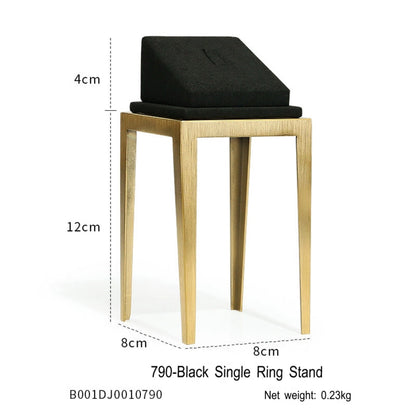 Black jewelry counter display props, necklaces, rings, earrings, studs, bracelets, jewelry display racks