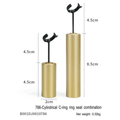 Black jewelry counter display props, necklaces, rings, earrings, studs, bracelets, jewelry display racks