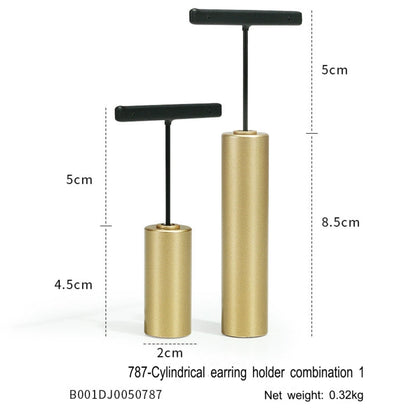 Black jewelry counter display props, necklaces, rings, earrings, studs, bracelets, jewelry display racks