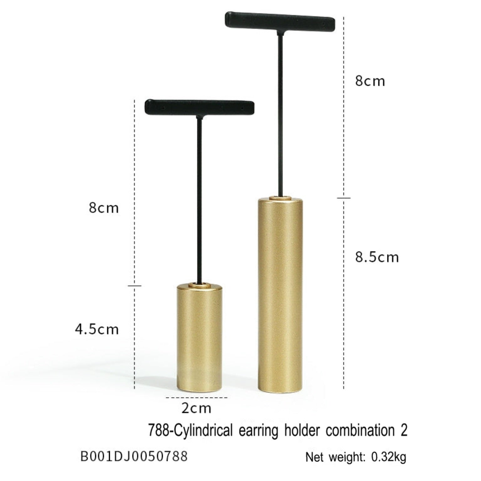 Black jewelry counter display props, necklaces, rings, earrings, studs, bracelets, jewelry display racks