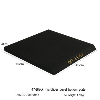 Black jewelry counter display props, necklaces, rings, earrings, studs, bracelets, jewelry display racks