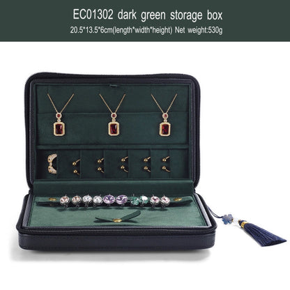 Leatherette traveling jewelry case, multi-jewelry case, jewelry display, jewelry exhibition traveling case