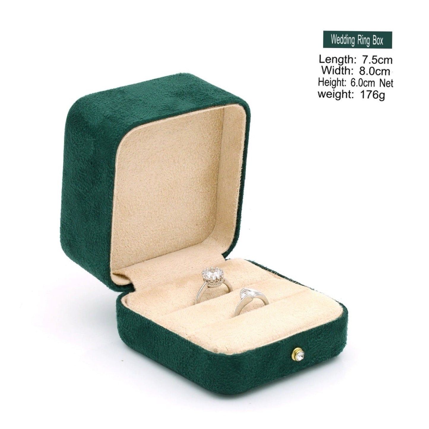 High-grade velvet creative ring box, necklace box, jewelry box, jewelry box, earrings, earring box, bracelet box