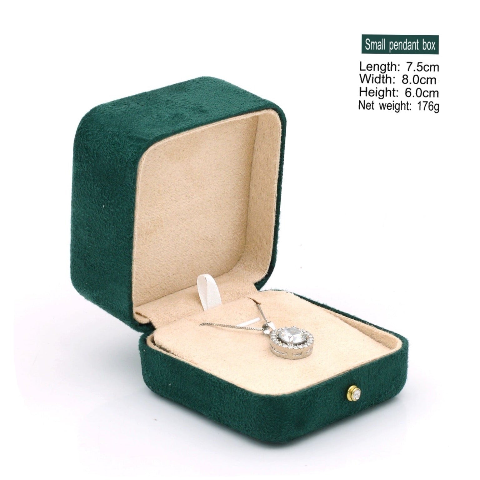 High-grade velvet creative ring box, necklace box, jewelry box, jewelry box, earrings, earring box, bracelet box