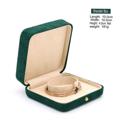 High-grade velvet creative ring box, necklace box, jewelry box, jewelry box, earrings, earring box, bracelet box