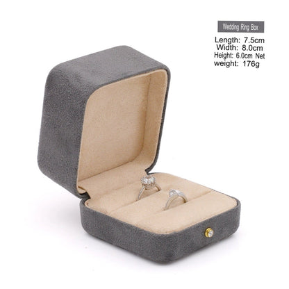 High-grade velvet creative ring box, necklace box, jewelry box, jewelry box, earrings, earring box, bracelet box