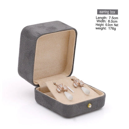 High-grade velvet creative ring box, necklace box, jewelry box, jewelry box, earrings, earring box, bracelet box