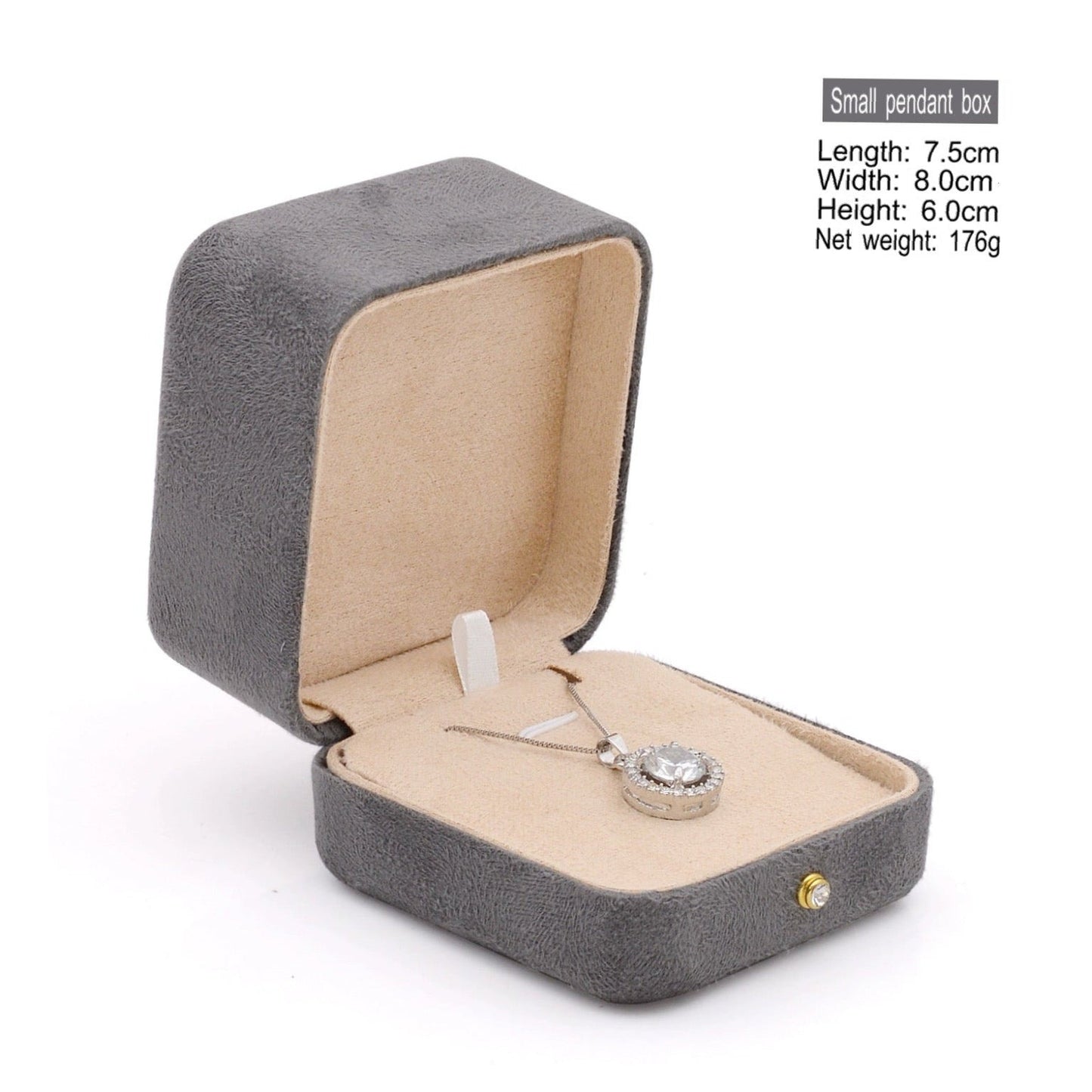 High-grade velvet creative ring box, necklace box, jewelry box, jewelry box, earrings, earring box, bracelet box