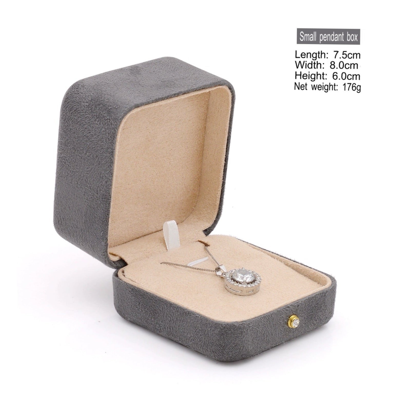 High-grade velvet creative ring box, necklace box, jewelry box, jewelry box, earrings, earring box, bracelet box