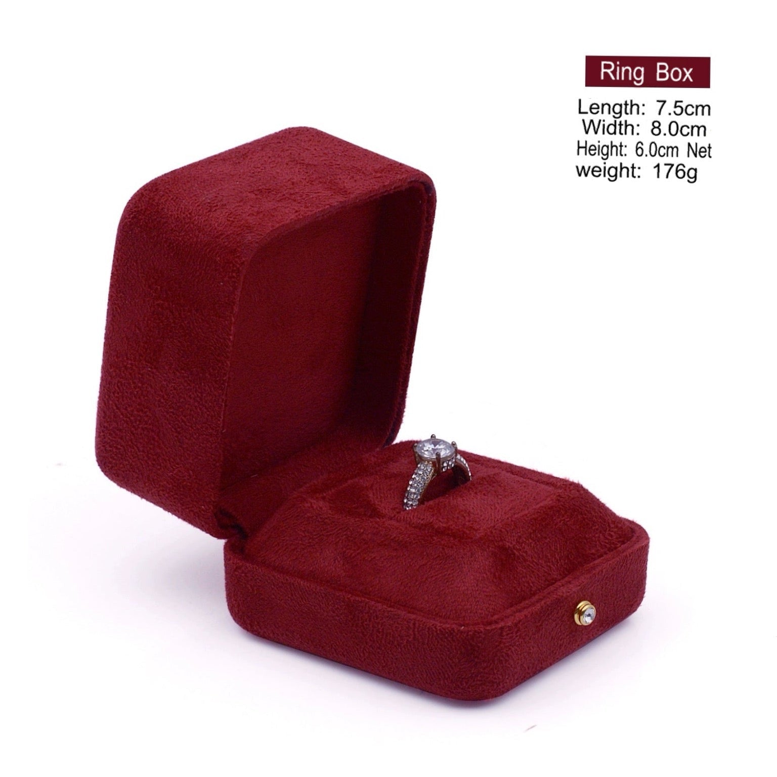 High-grade velvet creative ring box, necklace box, jewelry box, jewelry box, earrings, earring box, bracelet box