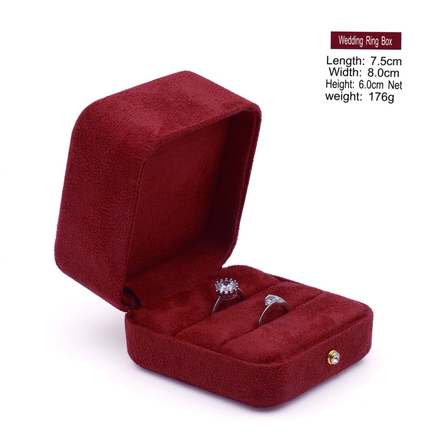 High-grade velvet creative ring box, necklace box, jewelry box, jewelry box, earrings, earring box, bracelet box