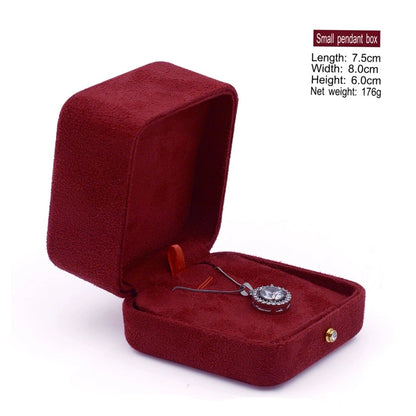 High-grade velvet creative ring box, necklace box, jewelry box, jewelry box, earrings, earring box, bracelet box