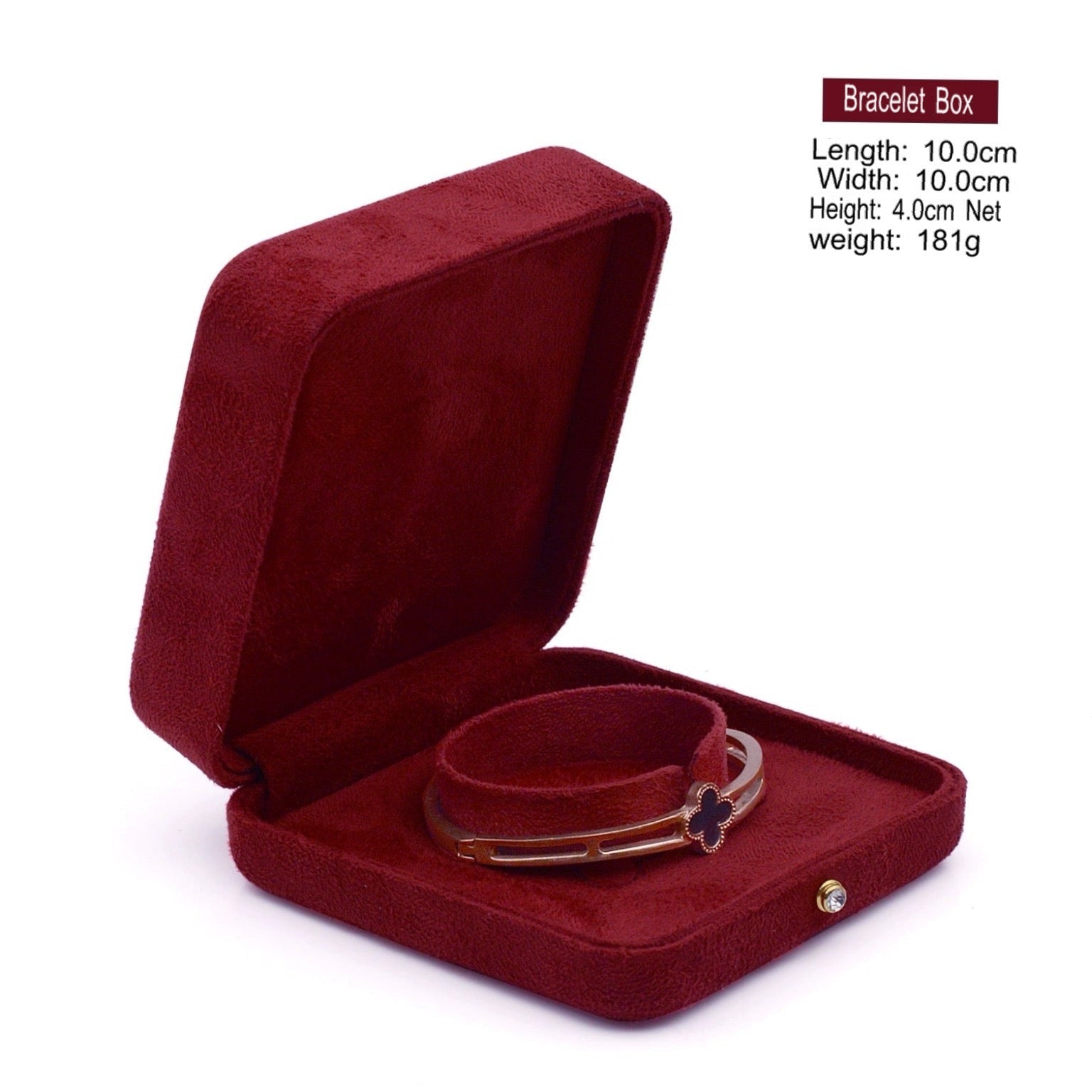 High-grade velvet creative ring box, necklace box, jewelry box, jewelry box, earrings, earring box, bracelet box