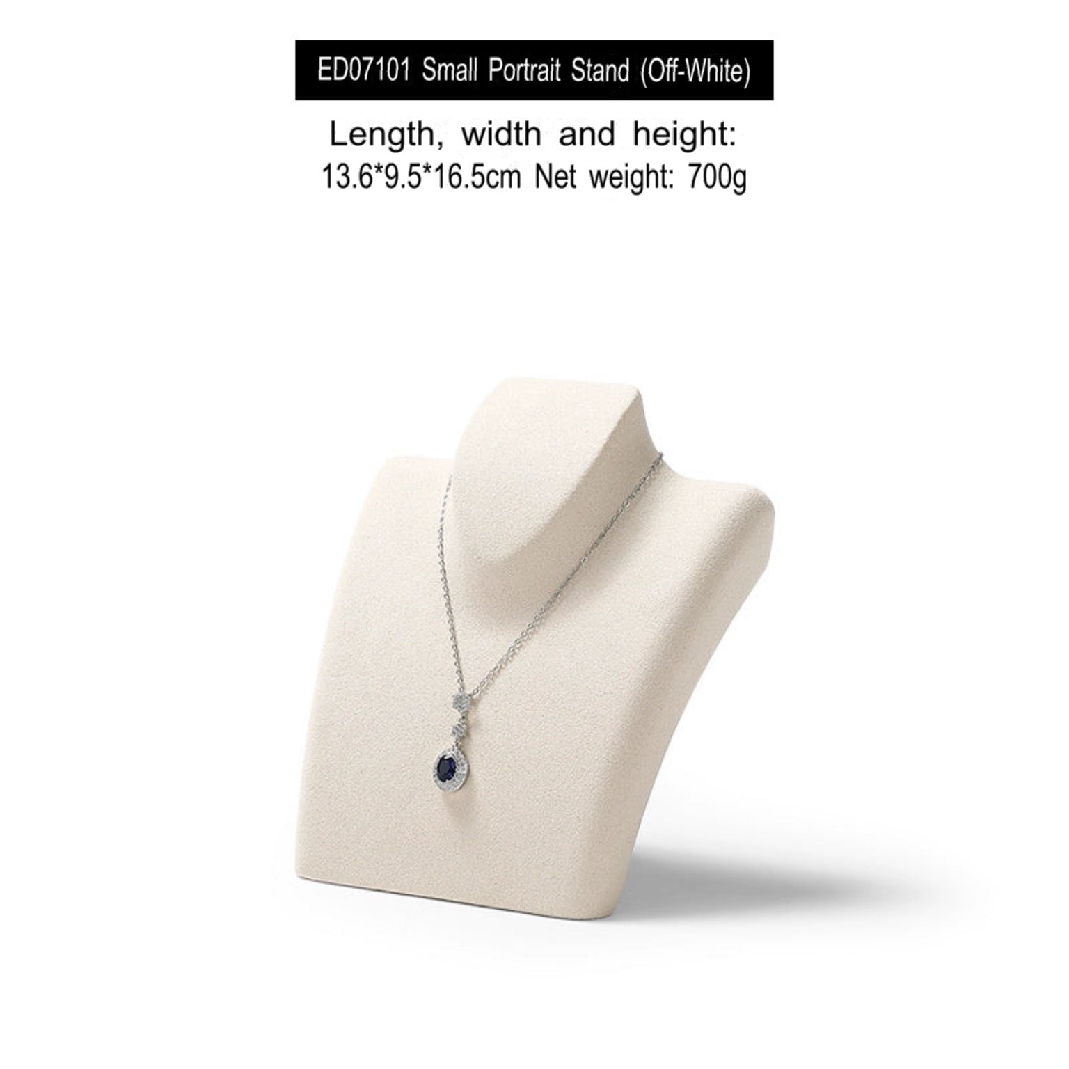 Luxury necklace display stand, model neck display rack, pendant jewelry hanger, window jewelry display props