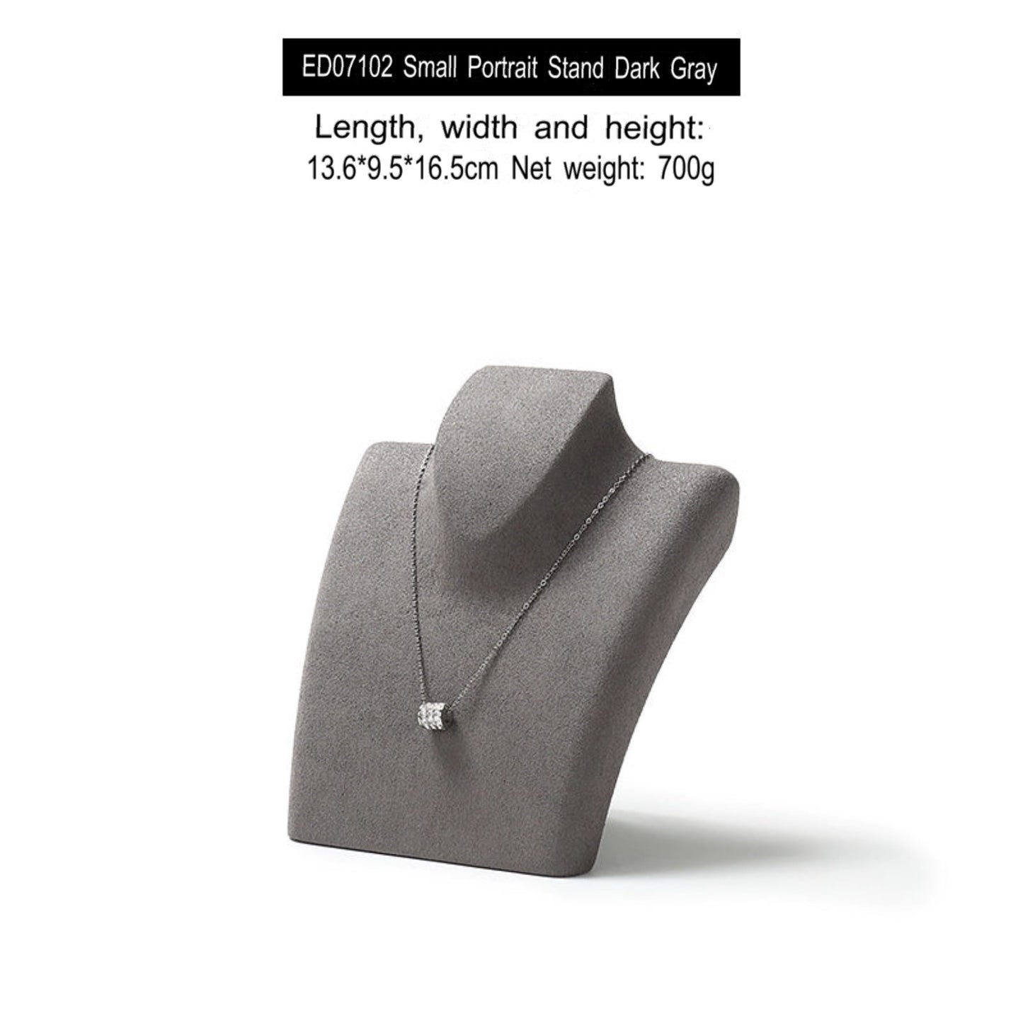 Luxury necklace display stand, model neck display rack, pendant jewelry hanger, window jewelry display props