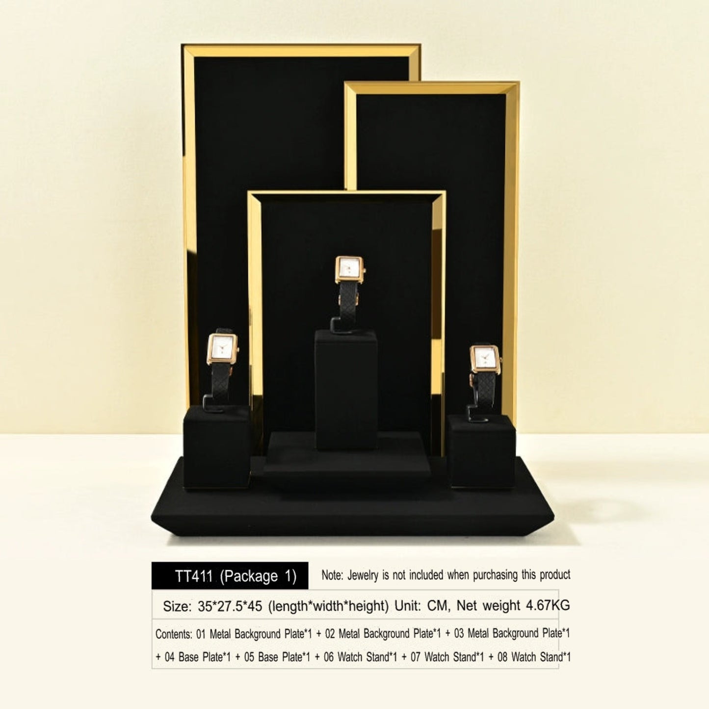 High-end watch display, light luxury watch display stand, counter display watch display props