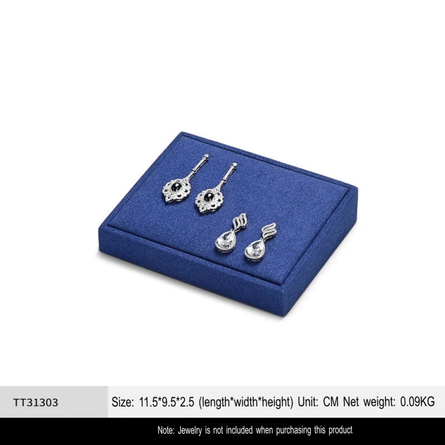 Light luxury jewelry display props, high-end microfiber rings, necklaces, watch displays, jewelry display shelves