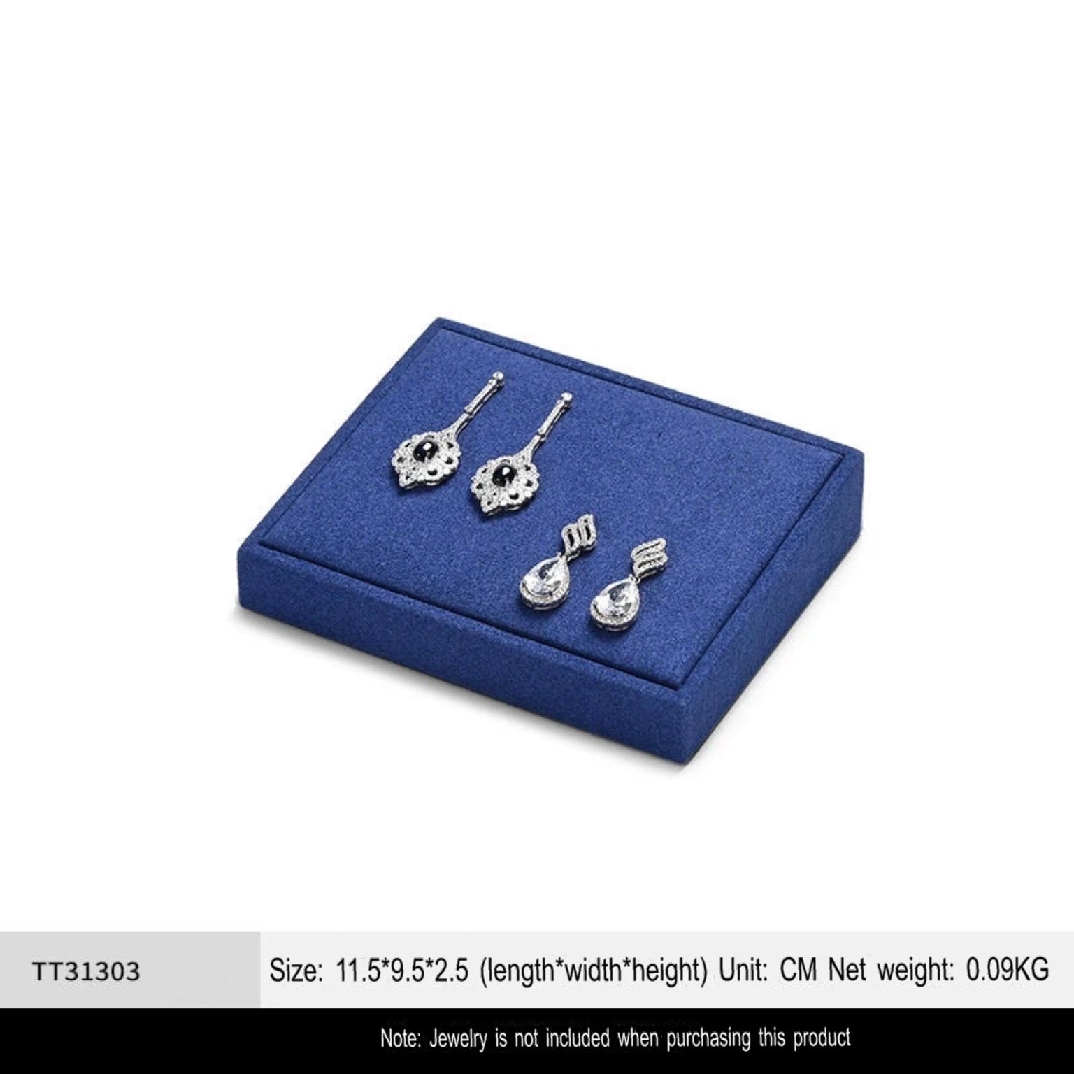 Light luxury jewelry display props, high-end microfiber rings, necklaces, watch displays, jewelry display shelves