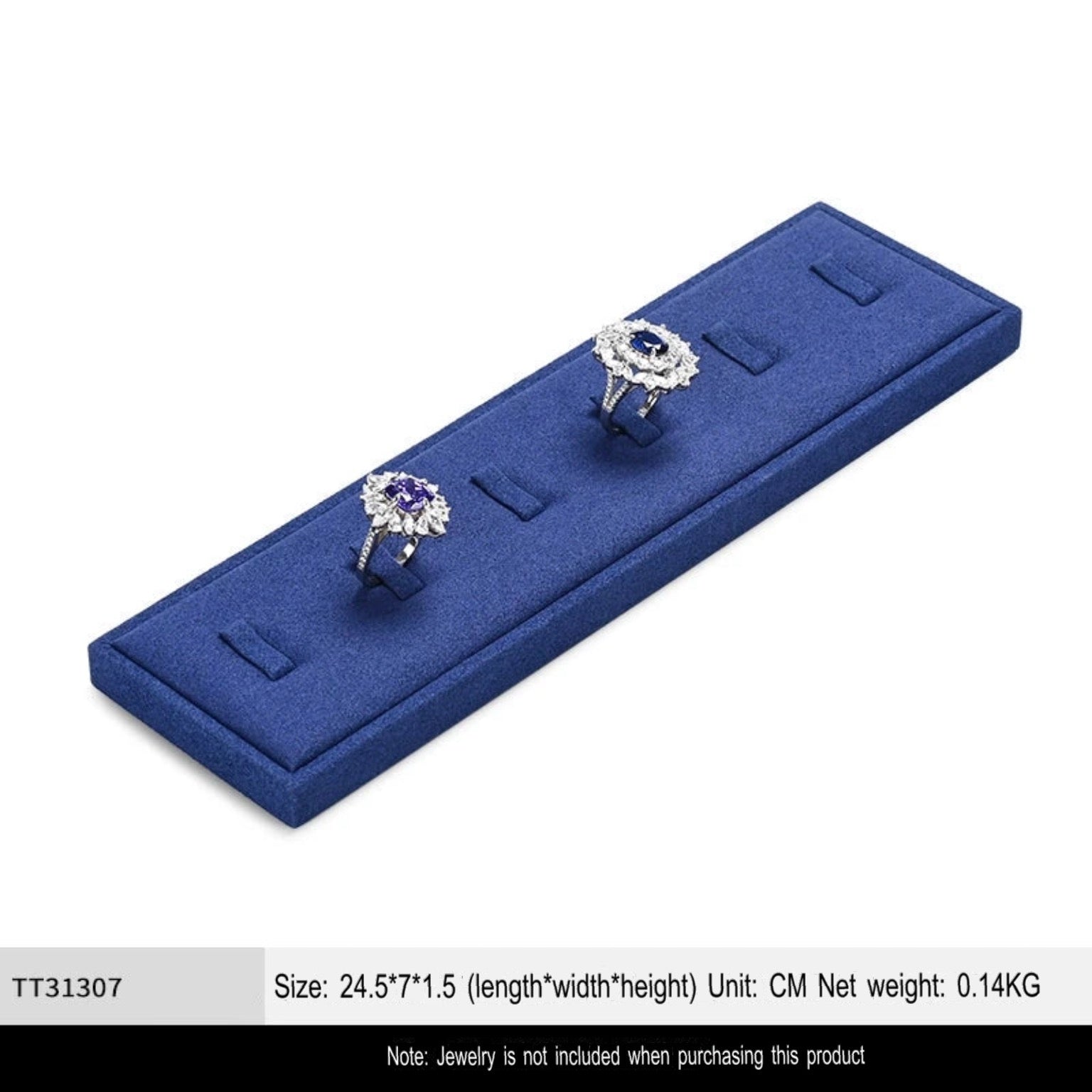 Light luxury jewelry display props, high-end microfiber rings, necklaces, watch displays, jewelry display shelves