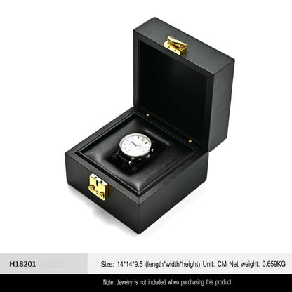 Luxury watch box light luxury PU leather travel watch packaging box watch gift box portable storage box
