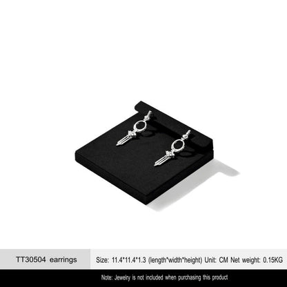 Jewelry Ring Display Rack Stud Necklace Storage Bracelet Display Counter Jewelry Display Tray