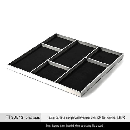 Jewelry Ring Display Rack Stud Necklace Storage Bracelet Display Counter Jewelry Display Tray