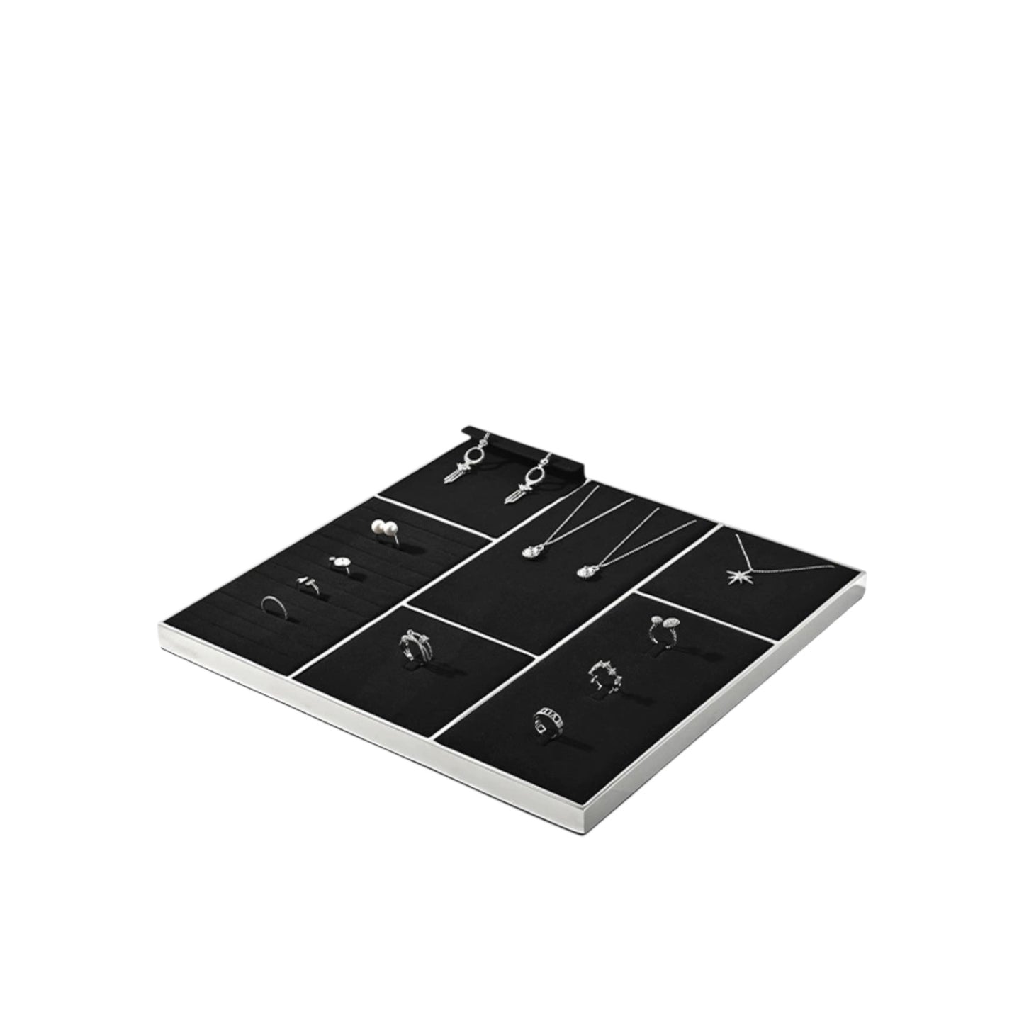 Jewelry Ring Display Rack Stud Necklace Storage Bracelet Display Counter Jewelry Display Tray