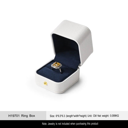 Ring box high-end jewelry box earrings necklace bracelet packaging box jewelry storage gift box